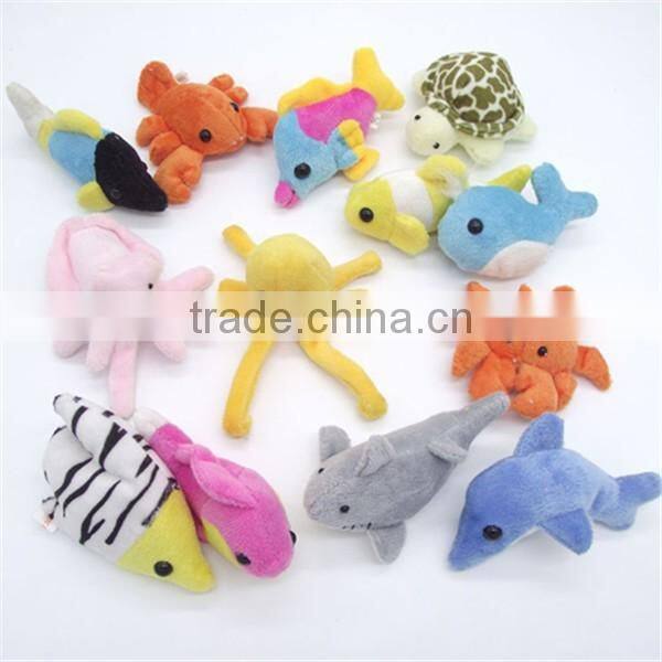 Factory wholesale promotional magnet toy plush animal magnet