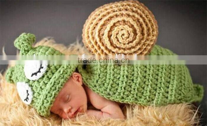 2016 new born baby clothes wholesale alibaba unique new style mermaid shape Knitted suit hotography props