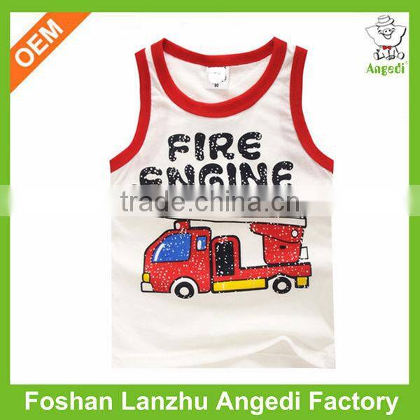 Top quality wholesale kids cotton vest for baby