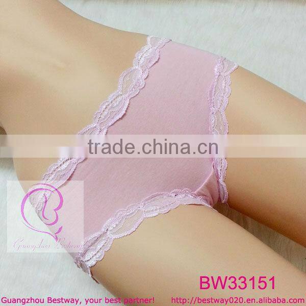 Soft cotton pink undergarments for women