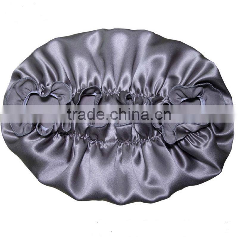 wholesale high quality 100% pure silk sleep hat nightcap real silk skin care environmental protection safety sleeping cap