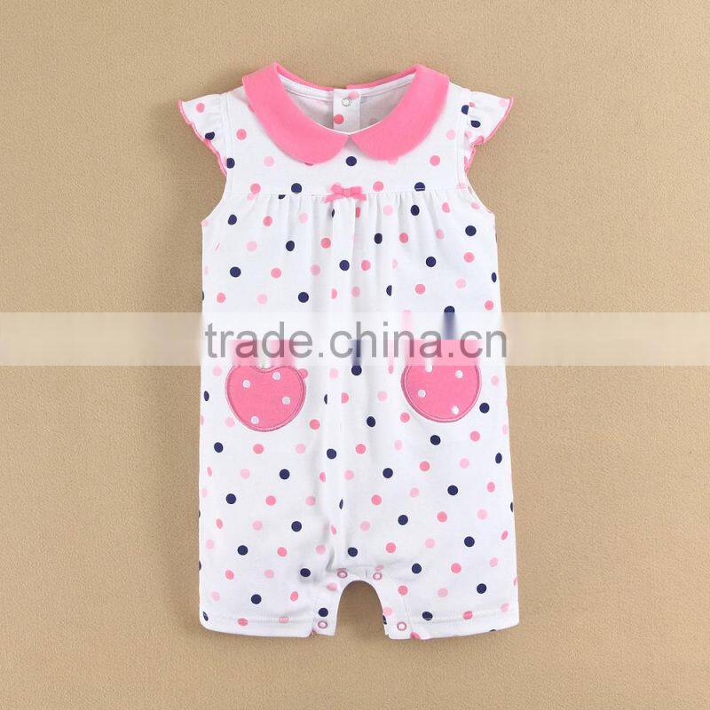 MOM AND BAB Wholesale Baby Clothing Girls Baby Sunsuit Girls Romper Wholesale