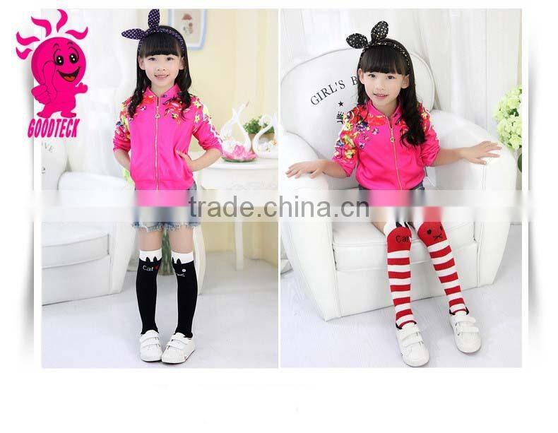 2015 High quality lovely cotton cartoon children the leg of a stocking Baby Girls Toddler Leg Warmer cartoon Shape Knee pad