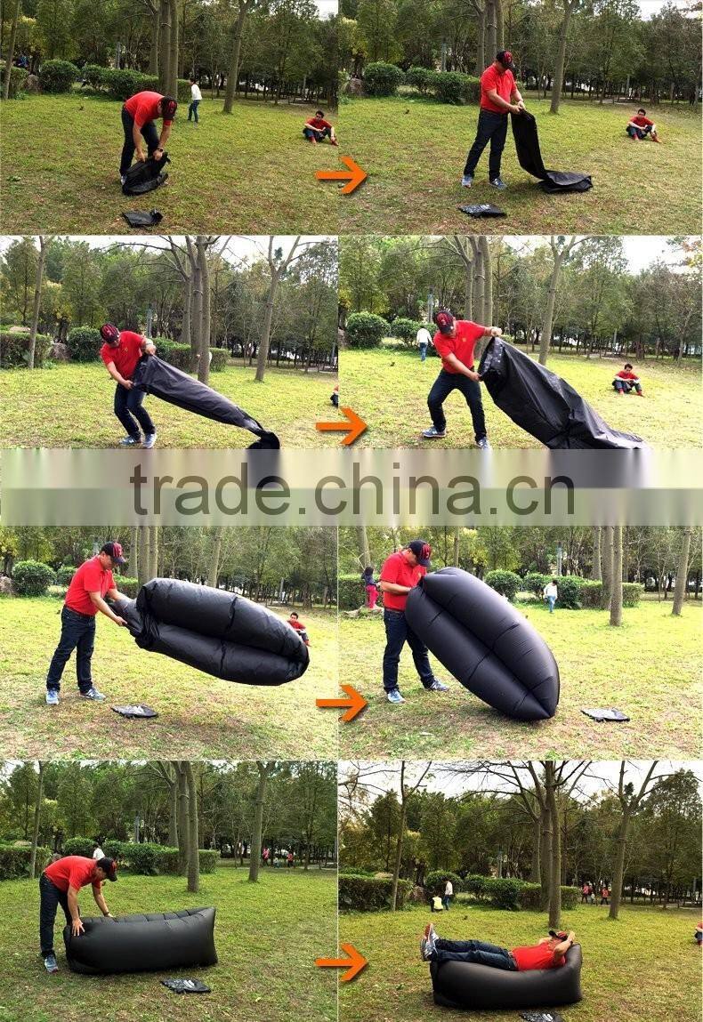 Fast filling waterproof Inflatable lazy air sofa outdoor sofa