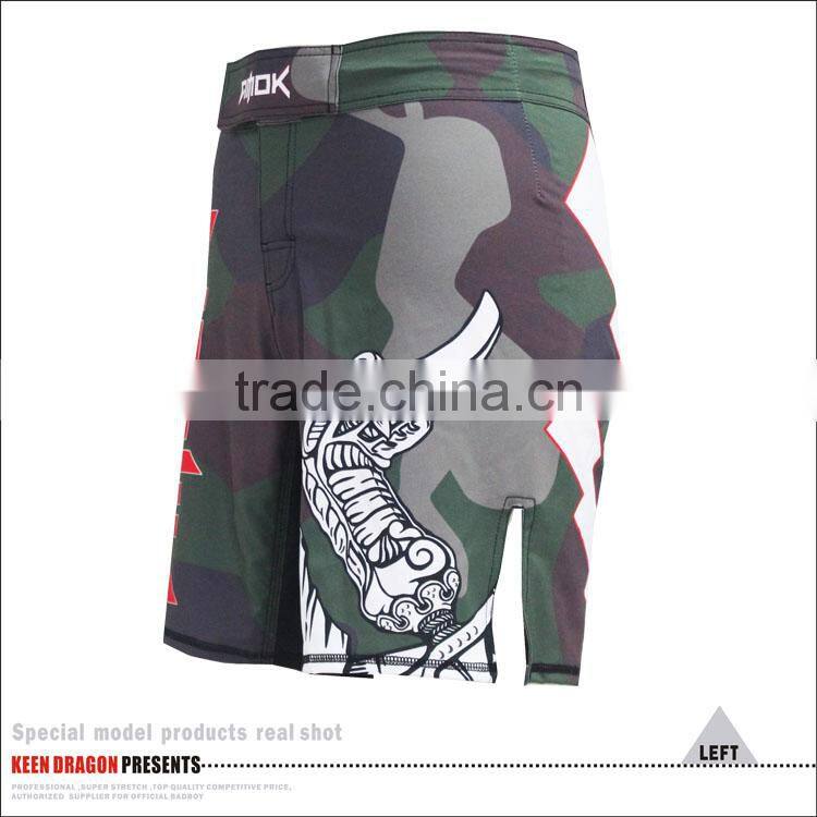High quality martial arts uniforms camo training shorts
