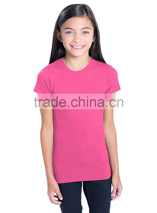 Activewear Apparel kids wholesale tshirts Sportswear Longer Length T-Shirt Custom
