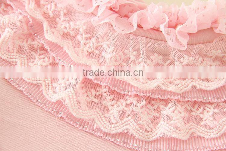 one piece child girls undershirts girls pink undershirts underwear wholesale 2016 autumn for baby girls