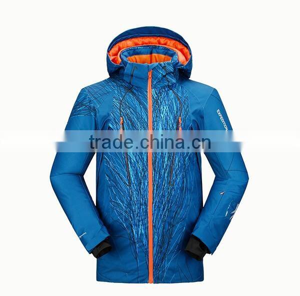 functional technical trendy style waterproof breathable windbreaker mens ski jacket