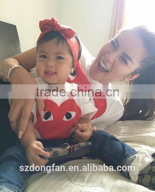 China Guangzhou garment manufacture custom t shirt printing 100% cotton kid's white t-shirt boutique clothing