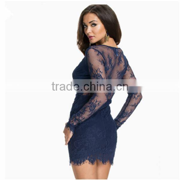 Women club dress ruffles hot sexy deep V dress sexy lady night club dress wholesale