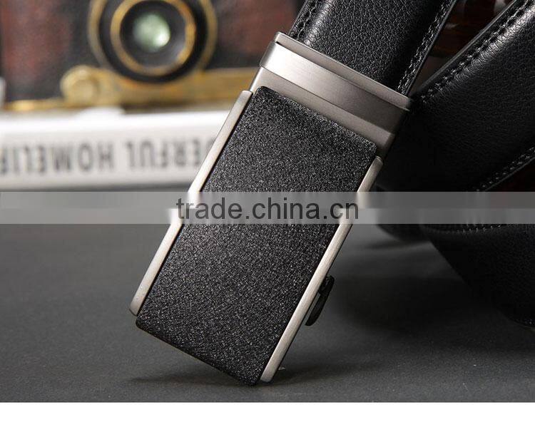 New Designer Automatic Mens Leather Belt High Quality Luxury Cow Leather Men Belts 3.5CM