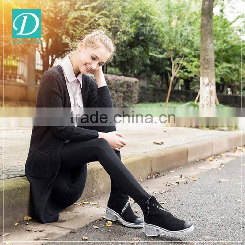 2016 New Arrival Winter High Quality Ladies Pu Boot,Fashion Girl Shoes