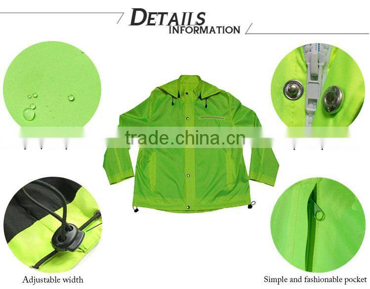 outdoor bike safety led fluorescent work jackets road safety jacket