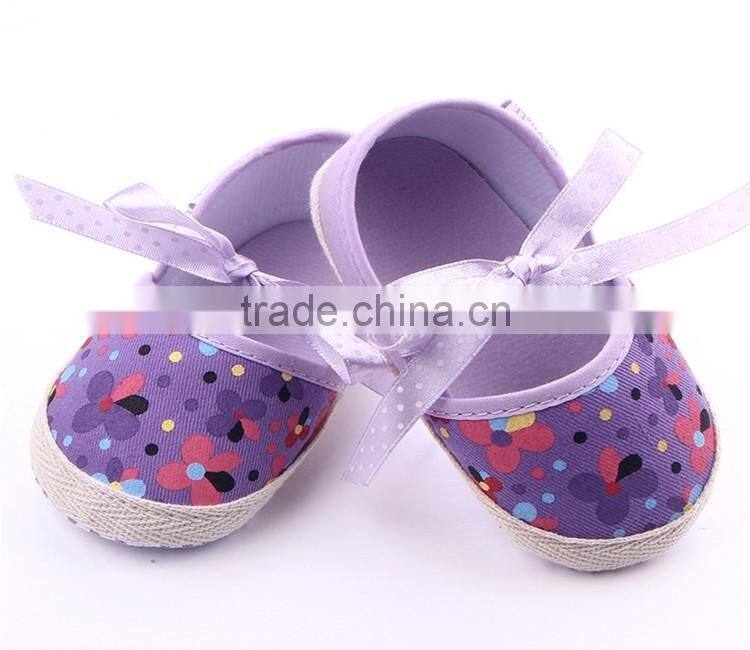 Newborn baby girls flora prewalker shoes
