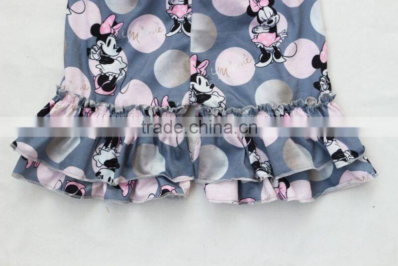 Hot Sale Baby Icing Ruffle Shorts Girls Summer Children Girl Shorts Boutique New Printed
