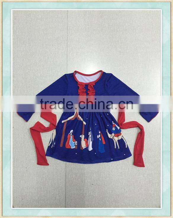 2017 wholesale children's boutique clothing baby clothes factory Small and fresh style