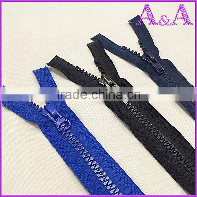 whole sale resin zipper,close end plastic zipper,big size zipper