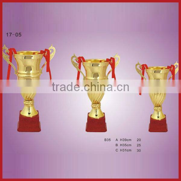 custom design gold awards metal trophy