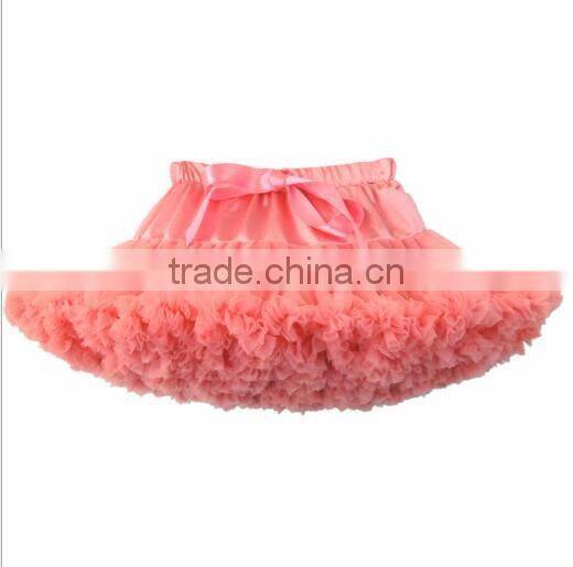 Top Quality Fancy Mini Lovely Skirt Baby Tutu Cake Smash Design Colorful Lace Chiffon Baby Girls Petti Skirts
