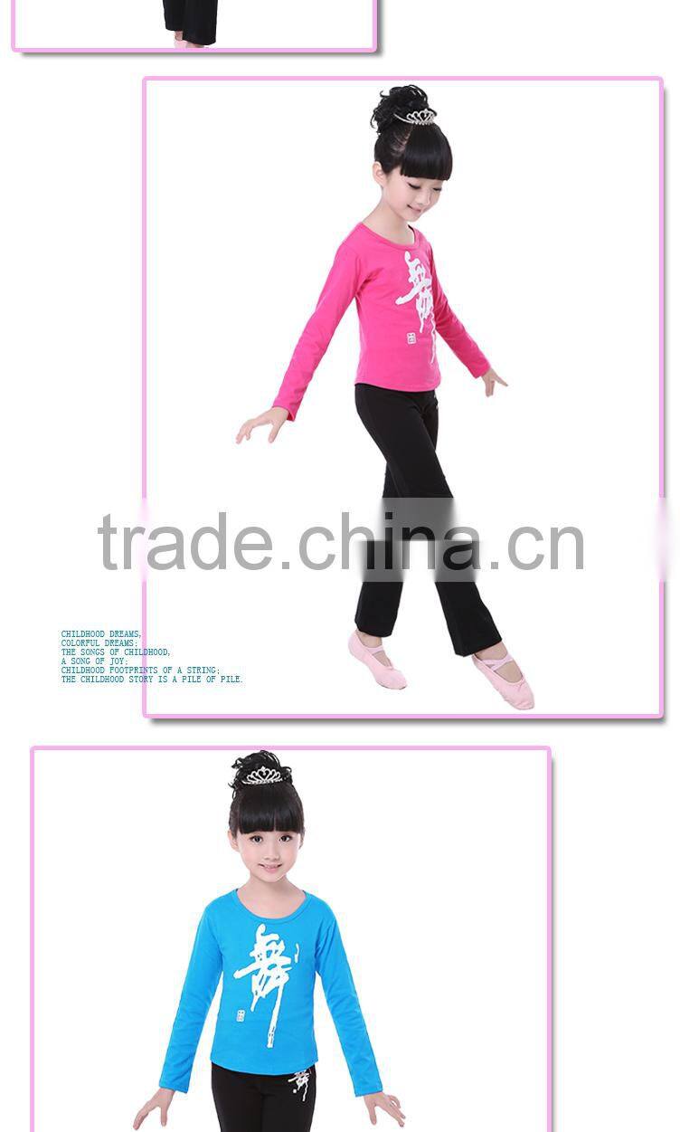 Girls Kids Outdoor Sportwear Custom Sports Tracksuits Dance Training Wear