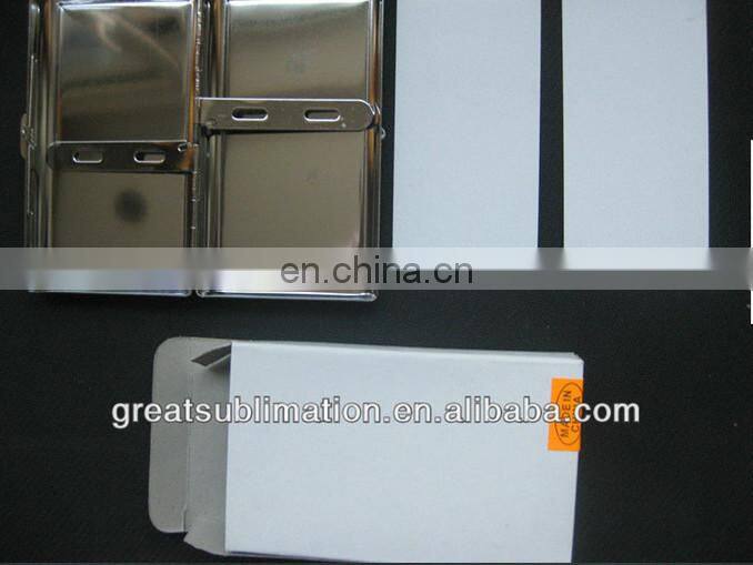 Metal Cigarette Case With Sublimation Printable Aluminum Sheet