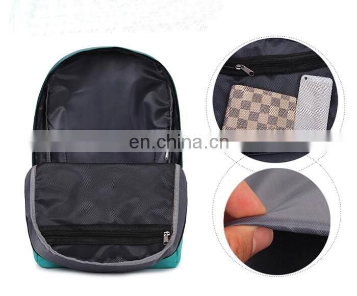 Fashionable Polyester Book Bag Backpack Schoolbag