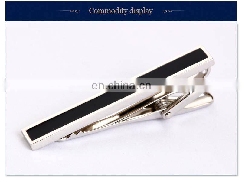 Black Bar Tie Clip