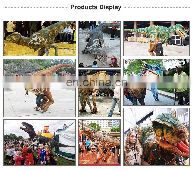 Attractive dragon puppet realistic animatronic dinosaur costume