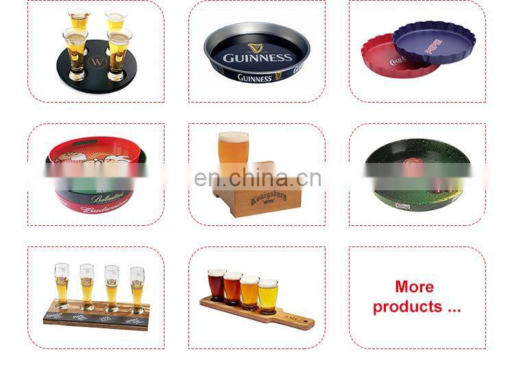 Custom polyester fabric recycled rubber drink coaster with rubber bottom