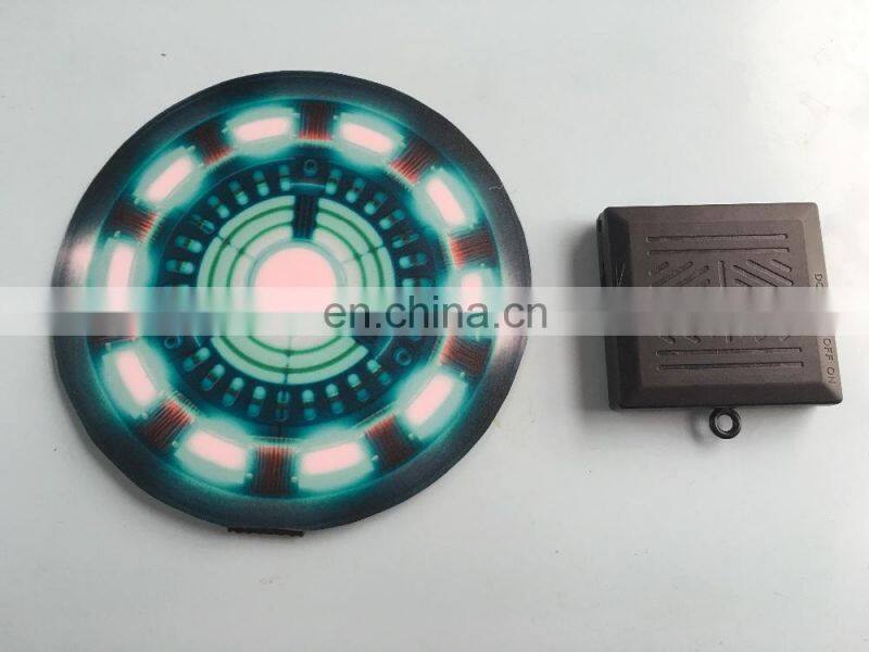 t-shirt EL panel with wireless lithium USB rechargeable inverter sound active