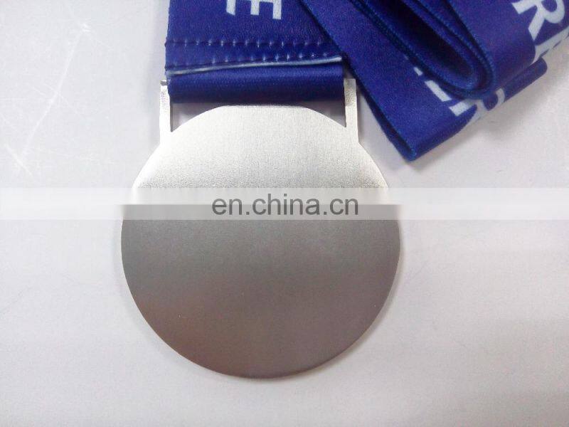 Matte silver zinc alloy casting medal customized premiere league medal commemorative madal