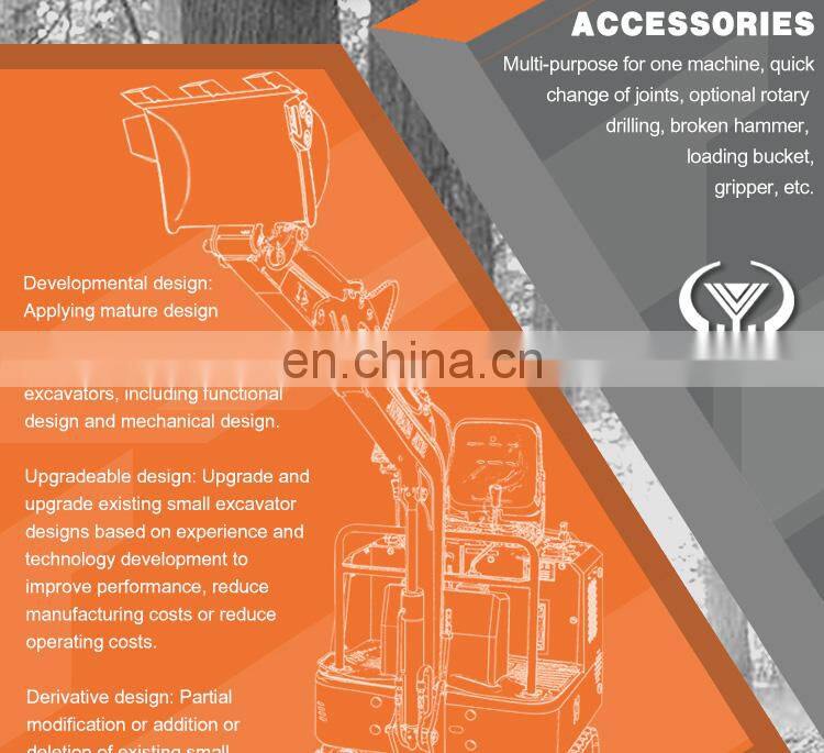 CE approved 1.5 ton 1.7 ton EPA mini excavator electric with imported engine