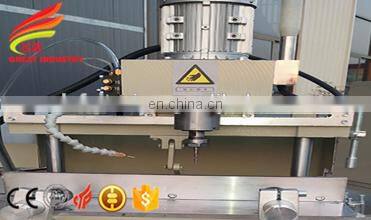 Single Axis copy router door hanger hole mill for aluminum