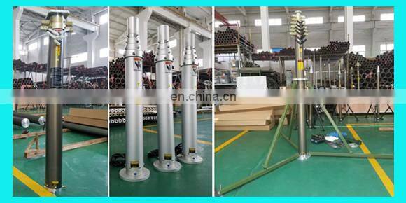 Customized telescopic antenna tower 100kg