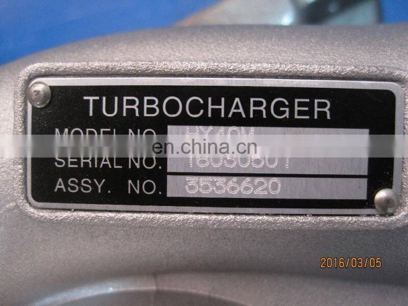 cummins marine turbocharger parts HX40 3536620
