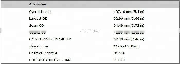 Original Lev plus WF2076 Diesel Engine Coolant Filter 4058965 Water Filter