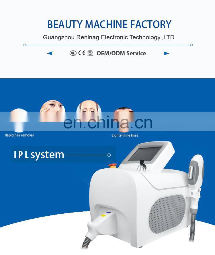Renlang mini spa shr ipl hair removal China factory supplier best effective