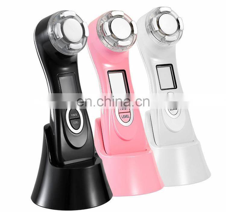 Multifunction Color Photon RF Vibration EMS Massage Cleaning Instrument Electronic Beauty Instrument