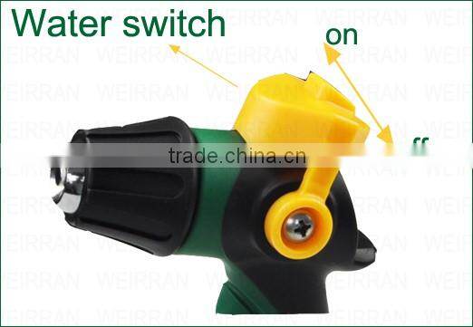 (10141) Garden spray gun 8 function thumb control heavy duty hose nozzle