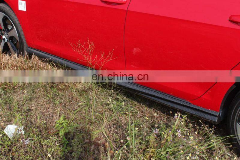 MK7 Carbon Fiber Body Kit Side Bumper Skirts Fit for VW GOLF VII 7 GTI 2014 UP