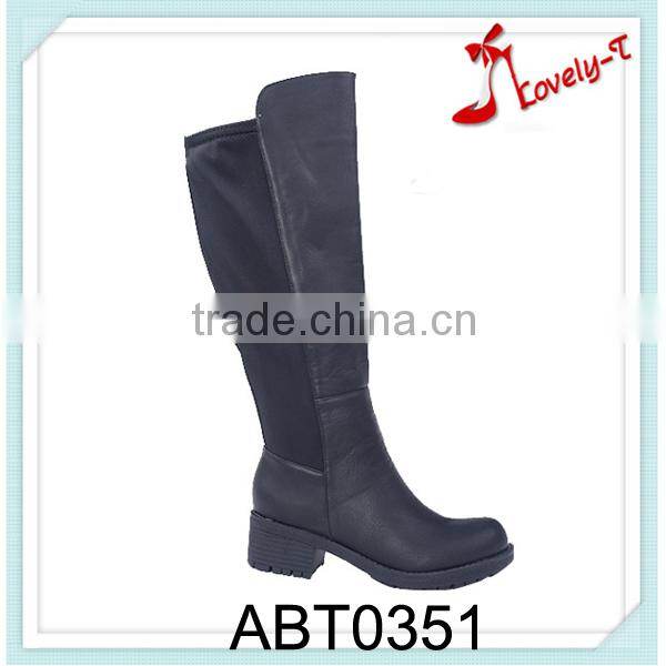 geniune cow leather women long tight over the knee boots 2016