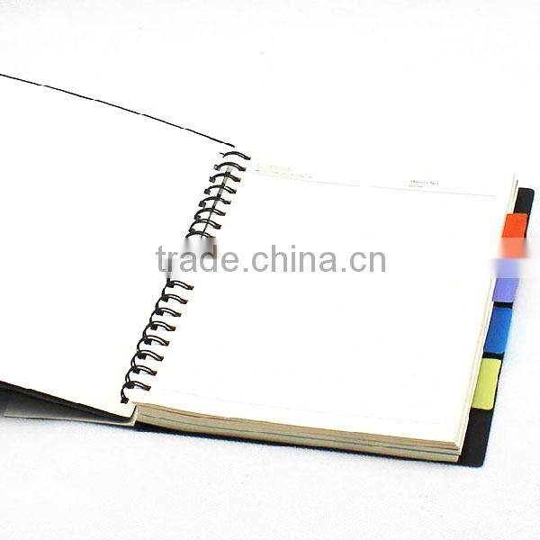 PP PVC cover school office notebook hardcover notebook spiral notebook