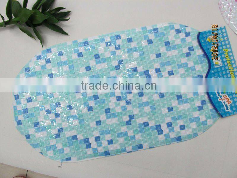 PVC bath printed bath mat mat anti-slip mat (JK-6636B)