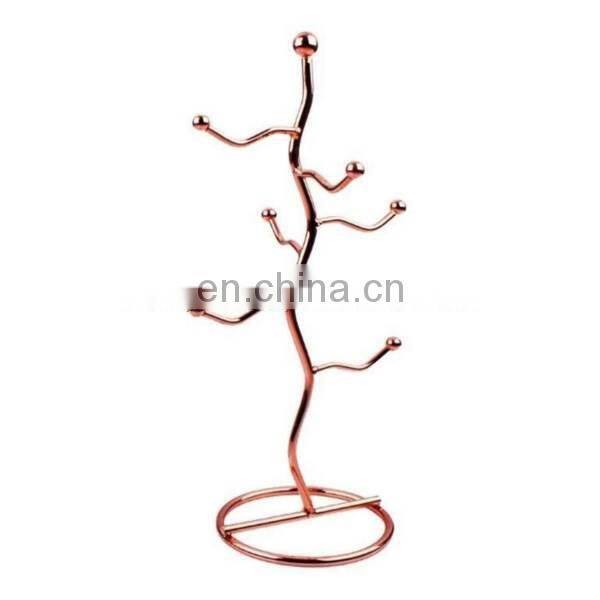 black metal mug stand