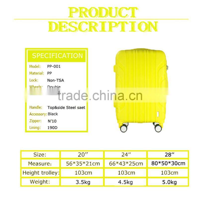 kids travel colorful pp luggage