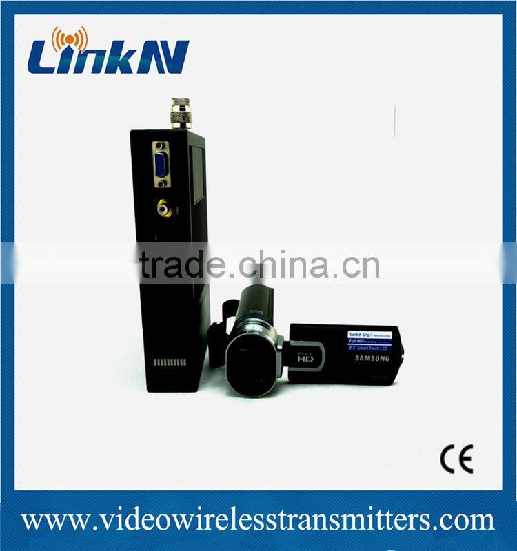 RS232 Wireless Video Transmitter Sending Dual Audio Frequency Signals