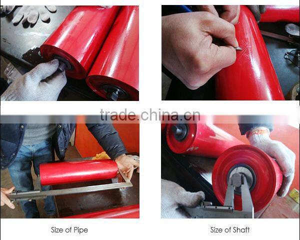 belt conveyor steel roller for bulk material handling systems