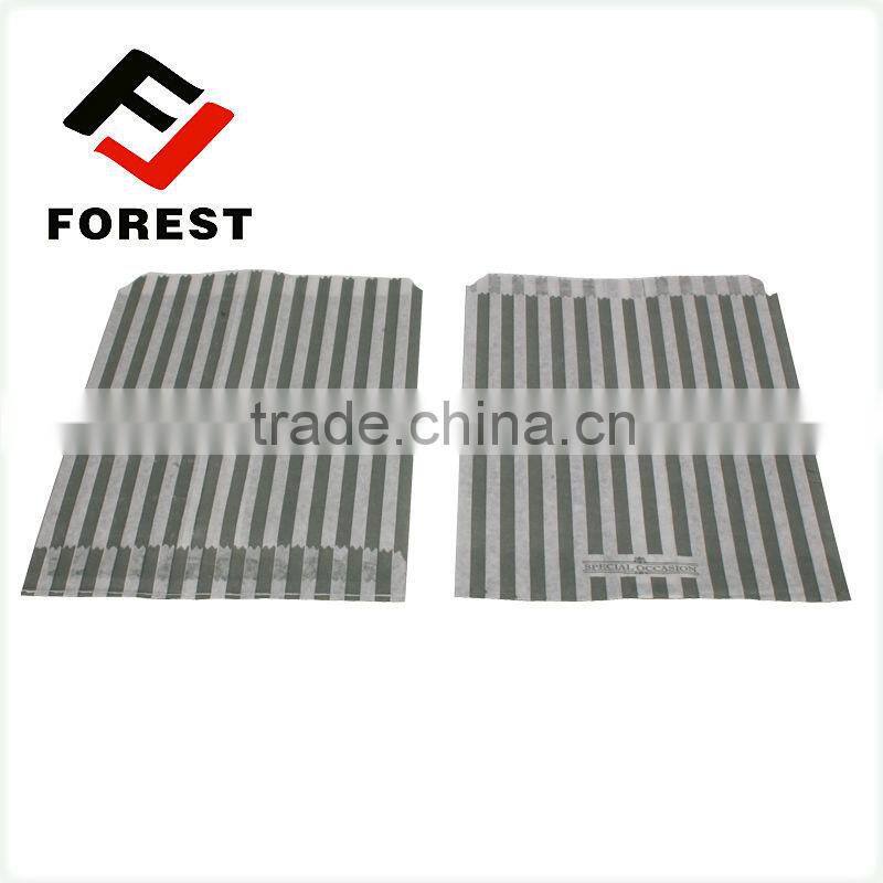 Striped paper bags printing and paper storage bags