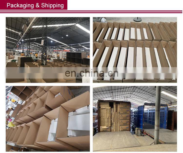 Factory Supply Wall Mounted Bathroom Cabinet Set with Basin Mirror and 2 Drawers Solid Wood Vanity