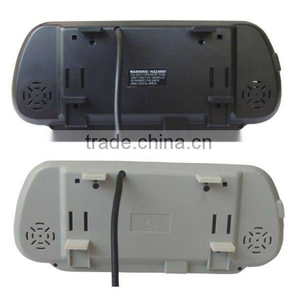 2014 hot selling product 7 inch car reversing mirror monitor rearview monitor